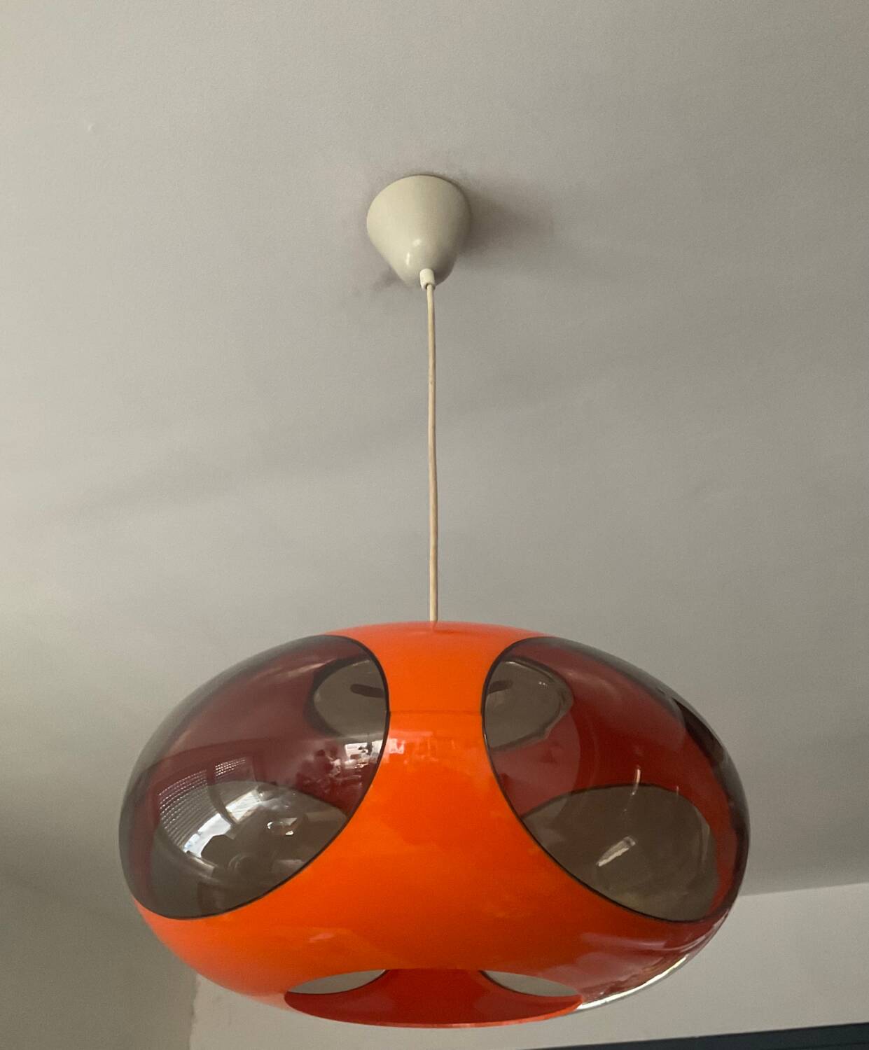 Ufo pendant lamp by Luigi Colani from the 70s