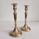 Antique candlesticks candlesticks baluster in brass copper