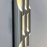 Applique vintage "Fuga XL", métal brossé, Raak Pays Bas 1970