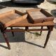 Oak desk with 2 drawers, 97 x 58 cm