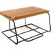 Wall shelf, Scandinavian teak bedside table, Sweden, 1950