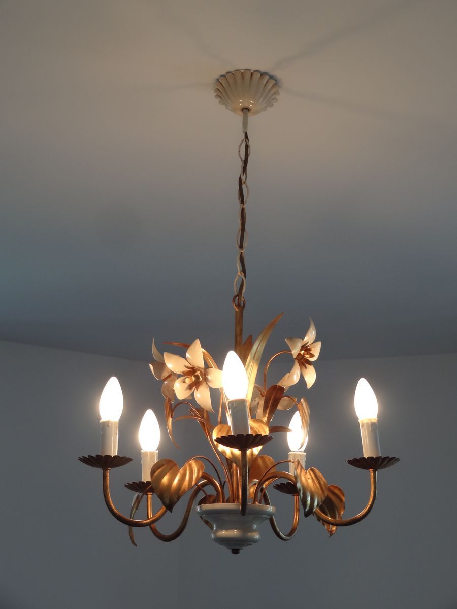 Lustre metal dore and 70's