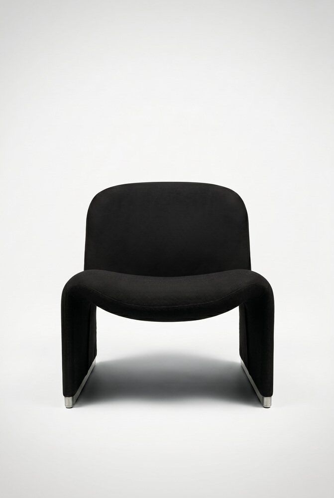 Cahuffeuse Alky black by Giancarlo Piretti for Castelli, 1960s