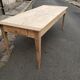Table de ferme 2 tiroirs peuplier et chataignier