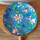Longwy enamel plate