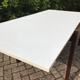 Extendable Pastoe dining table in wengé by Cees Braakman 1970s