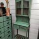 Vaisselier en bois vert