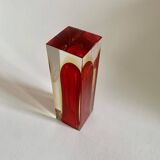 Vase by F. Poli for Murano, Italy, 1970s