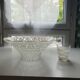 Cut glass salad bowl