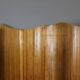 Baumann screen in wooden slats from around 1950.