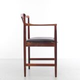 Scandinavian office chair in Rio rosewood