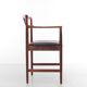 Scandinavian office chair in Rio rosewood