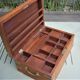 Jewelry box wooden mail box with secrecy