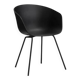 Fauteuil Hay - Chaise AAC26 pieds noirs