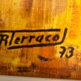 Painting: Oil on canvas - bouquet of flowers