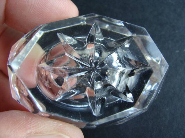 oval crystal salt cellars