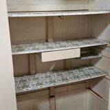 Vintage Parisian Armoire Painted in White