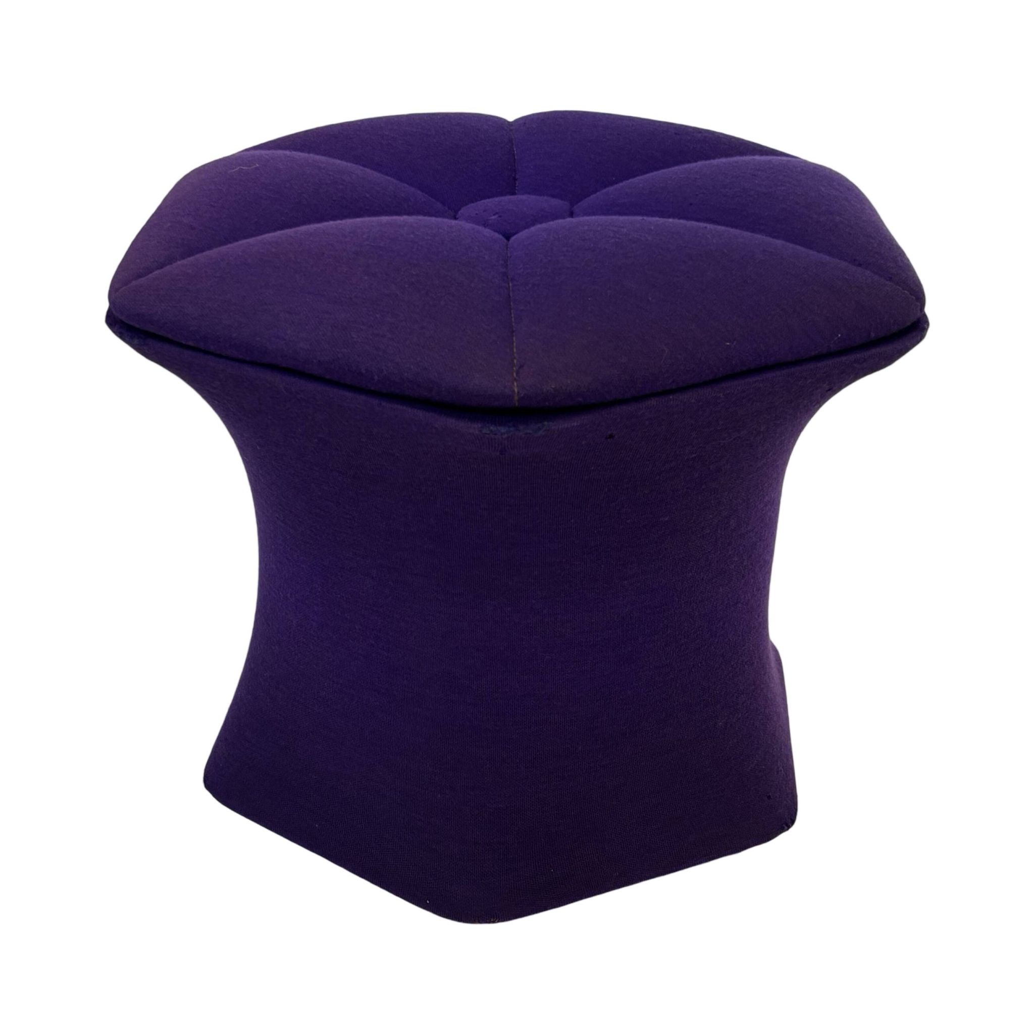 Vintage mushroom hocker or stool with storage compartment Netherlands 70's