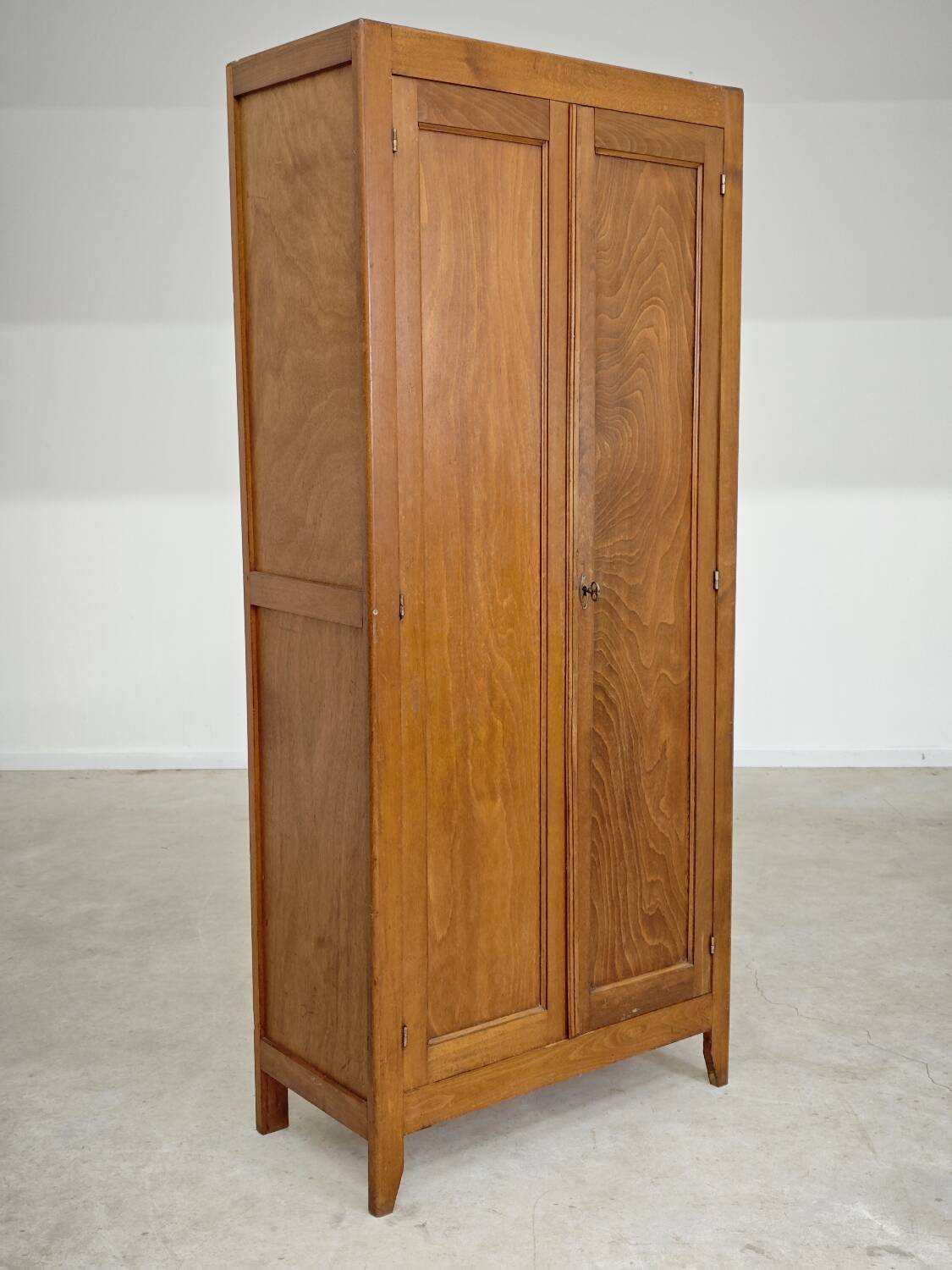 Parisian wooden wardrobe in country style