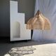 Rattan pendant lamp in the shape of a flower