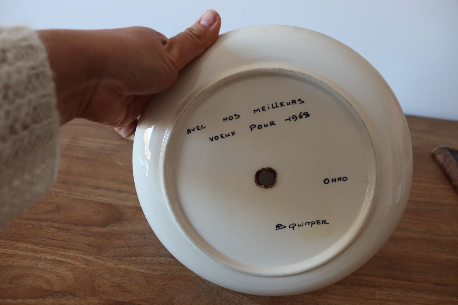 Servant dish Quimper 1968