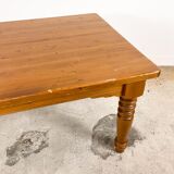 Country house wooden dining table