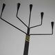 Floor Standing Candelabra with Black & Brass Details – by Gunnar Ander for Ystad-Metall – Sweden, 1960s