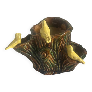 Ancienne barbotine oiseaux