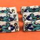 6 glazed ceramic knife rests from Nabeul, Atelier el-Kharraz, Tunisia.