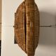 Vintage 70s wicker shopping basket