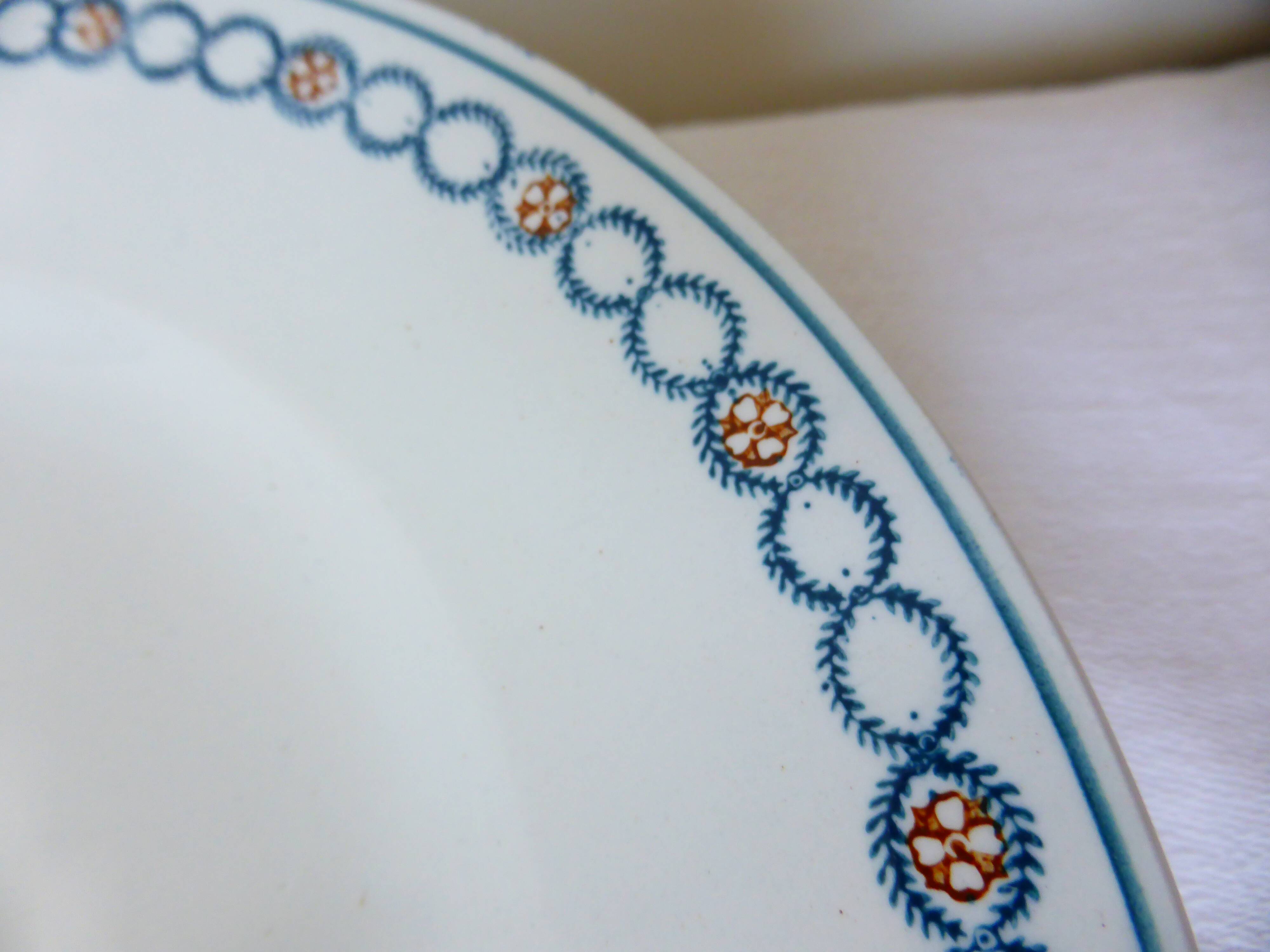 Set of 3 flat plates from Longwy model Florea 210640