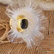 Lampe tulipe baladeuse blanche
