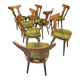 Lot  8 chaises bistrot 1970"