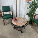 Table basse fer forgé