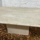 Travertine coffee table from the 70s