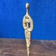 Female subject in gilded bronze, 1999 signed Claudine Berechel