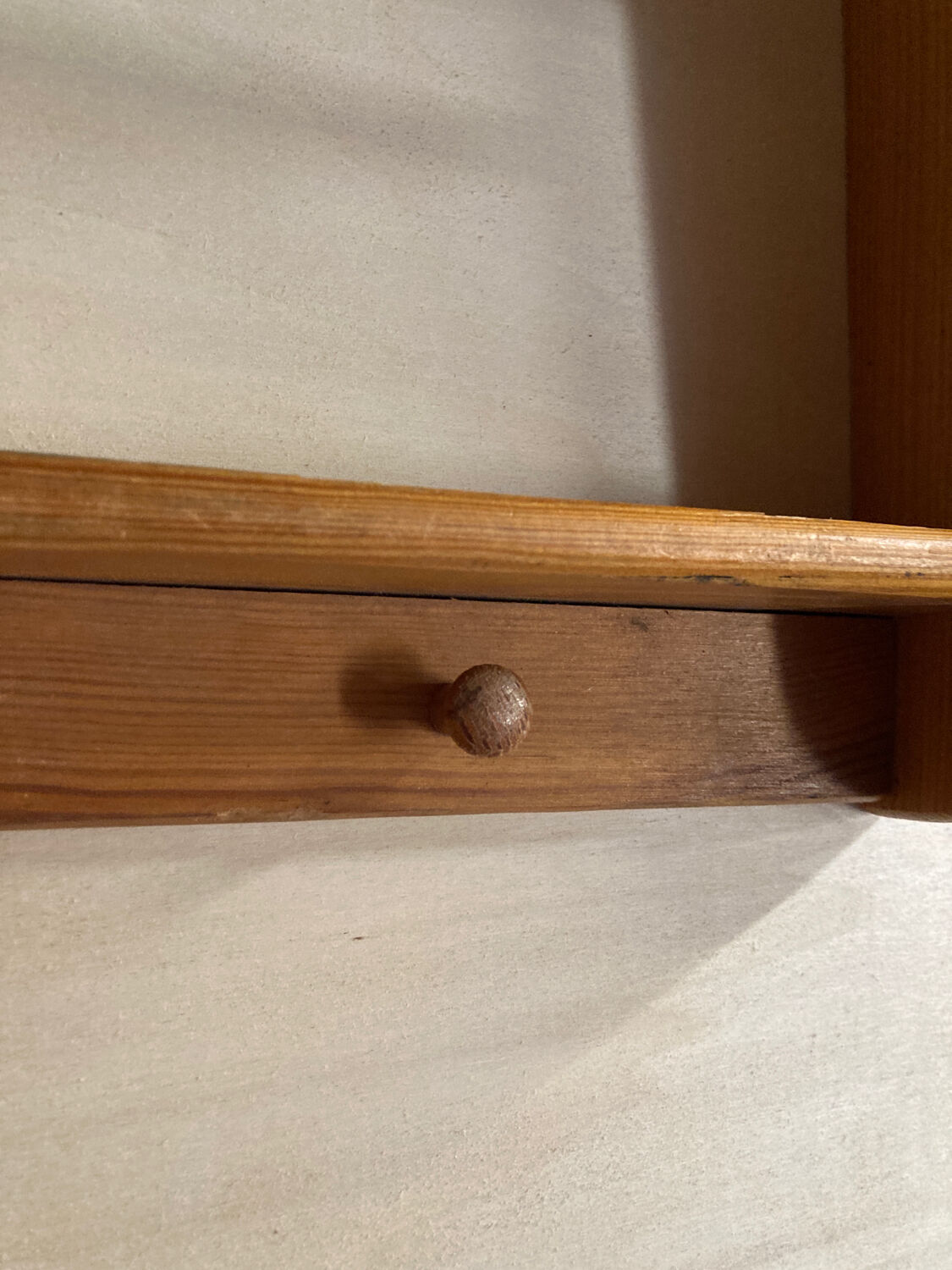 Wooden wall shelf 1980