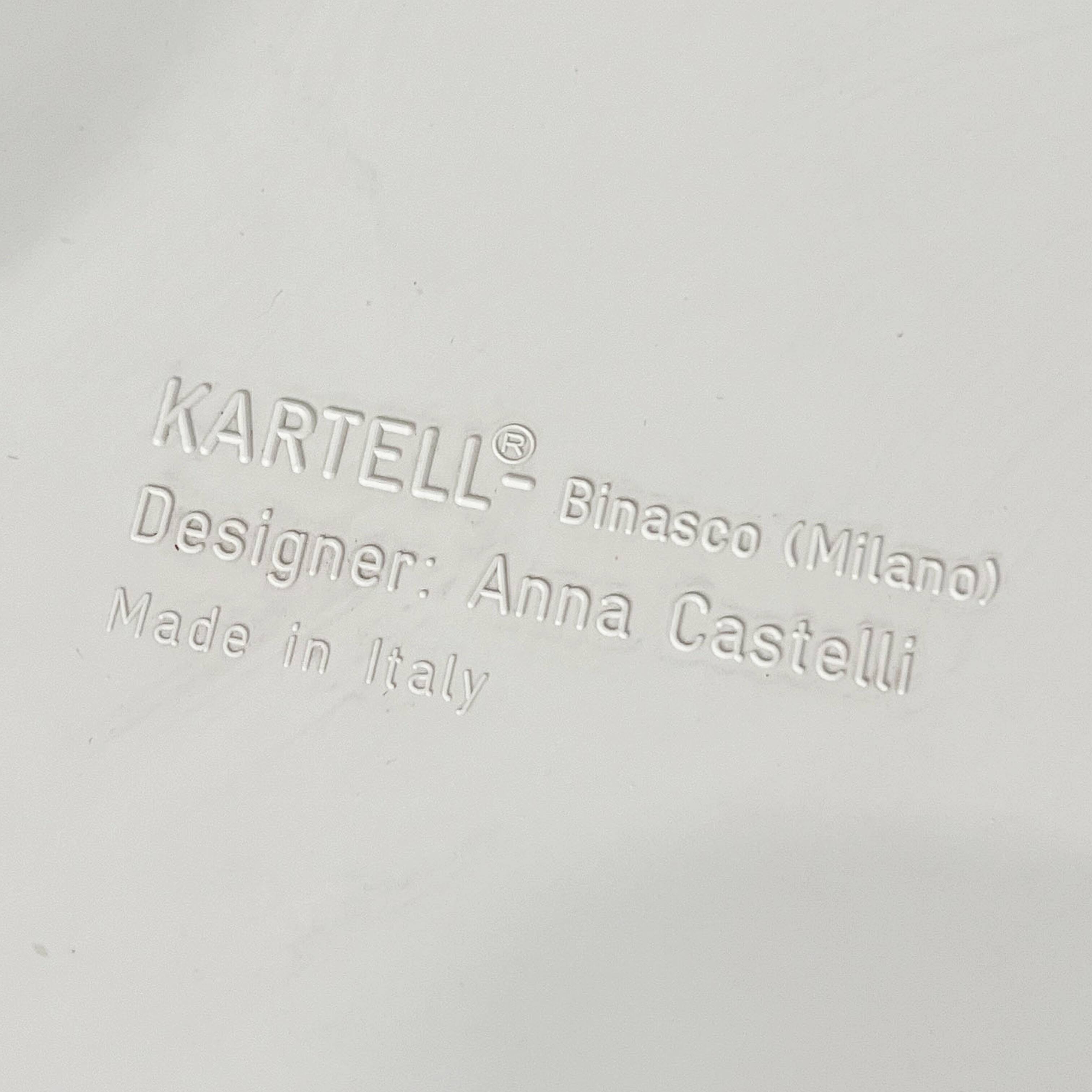 Paire de tables de nuit, Componibili par Anna Castelli pour Kartell, 1970