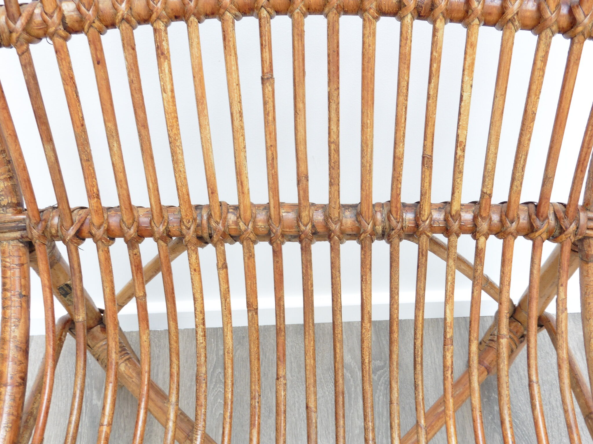 Rattan armchair