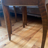 Set de 2 chaises vintage en velours oiseaux 1960-1970, état comme neuf.