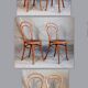 Pair of bistro chairs No.14 early 20th century