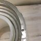 White glass globe ceiling light