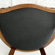 Restoration armchair in mahogany