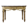 Louis XVI Console in Gilded Wood, Grey Ardennes Marble, 18th Century