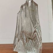 Vintage Glass Block Vase
