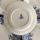 6 assiettes plates en terre de fer Gien "fleur d'automne"