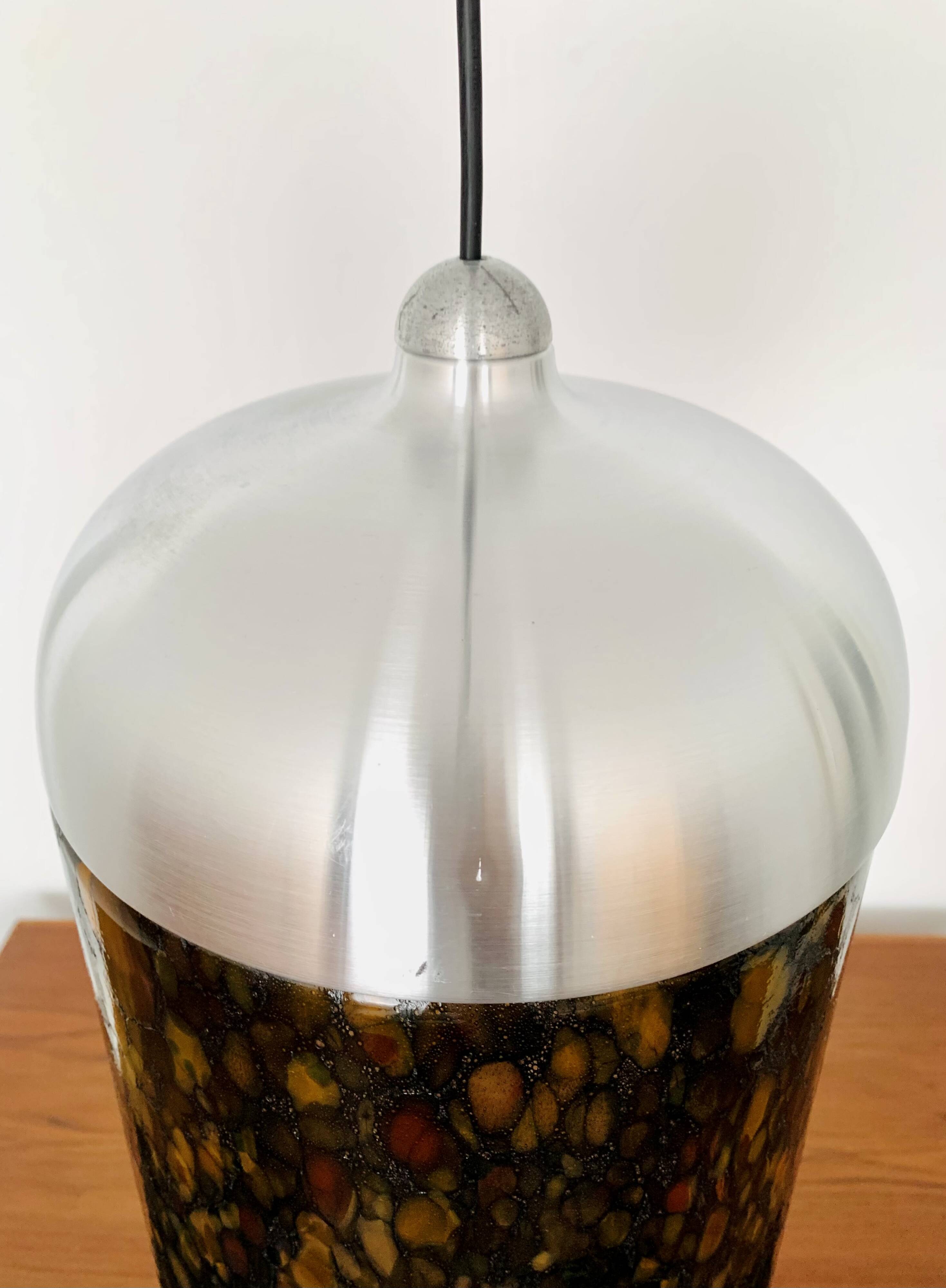 Glass Pendant Lamp by Peill and Putzler
