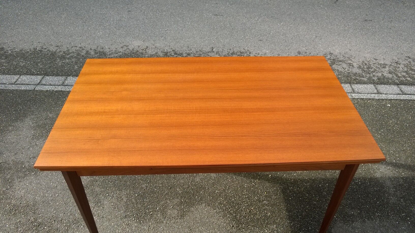 Scandinavian extendable teak table