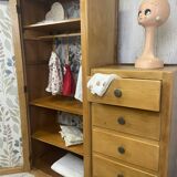 Asymmetrical wardrobe from the 1950s