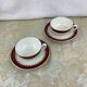 Duo de tasses digoin Sarreguemines